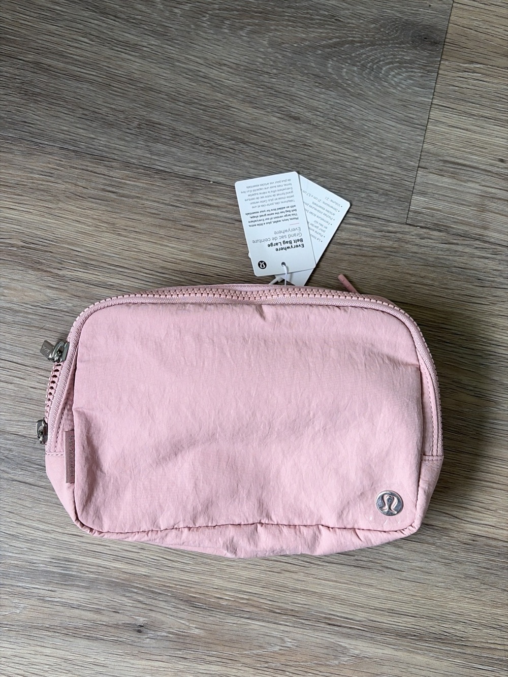 lululemon athletica Light Pink Cosmetic Pouch with Zip